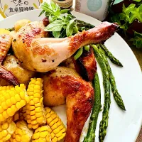 🌺🌺Foodie🌺🌺さんの料理 マヨルカ島の塩でローストチキン🍗|🌺🌺Foodie🌺🌺さん