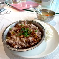 土魷蒸肉餅飯| skyblueさん