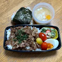 7/29 豚しゃぶ肉の甘辛煮弁当|ゆさん