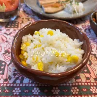 とうもろこしご飯|友さん