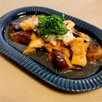 cocco+さんの料理 なすと鶏肉のみぞれ煮✨|かわうそcookingさん