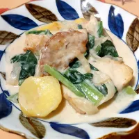サメ🦈のクリーム煮|きつねさん