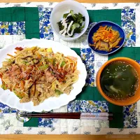 うどんチャンプルー|ゆさんさん