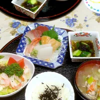 #お刺身定食|にゃんチュウさん