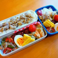 次男・私弁当| tamagomagomagoさん