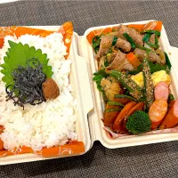 高校生息子のお弁当🍱 焼き肉弁当🍱|Snow10さん