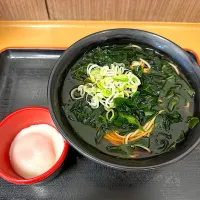 わかめそばに温泉玉子|マハロ菊池さん