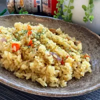 炊飯器でピラフ