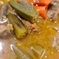 Lady Fingers cooked in Mutton Gravy|hinaさん