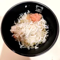 たらことしらすの出汁茶漬け|さきさん