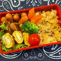 高校男子夏休み弁当|さとねこさん