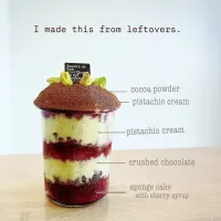 ピスタチオクリームとスポンジのカップデザート|NAO242508さん