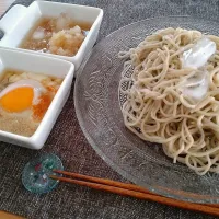 2種のつけつゆ・流水麺ざるそば|みりさん
