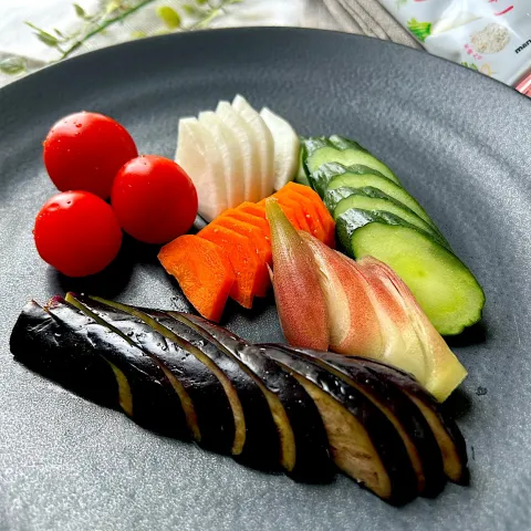 「プラス糀 発酵ぬかどこ」を使ってみたSnapdishの料理・レシピ写真:発酵ぬかどこ de かんたんぬか漬け