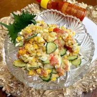 とうもろこし🌽ポテサラ🥗
