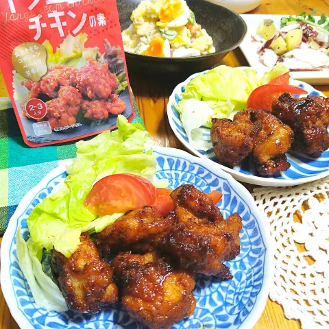 「ヤンニョムチキンの素」を使ってみたSnapdishの料理・レシピ写真:ユウキのアジア賞でヤンニョムチキン♬