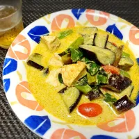 夏野菜のグリーンカレー|cocoaさん