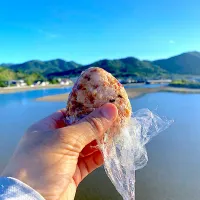 絶景おにぎり　ウォーキング前のクエン酸注入|shikaさん