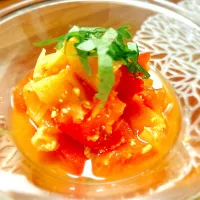 新生姜の麹ガリトマト🍅|れれれさん