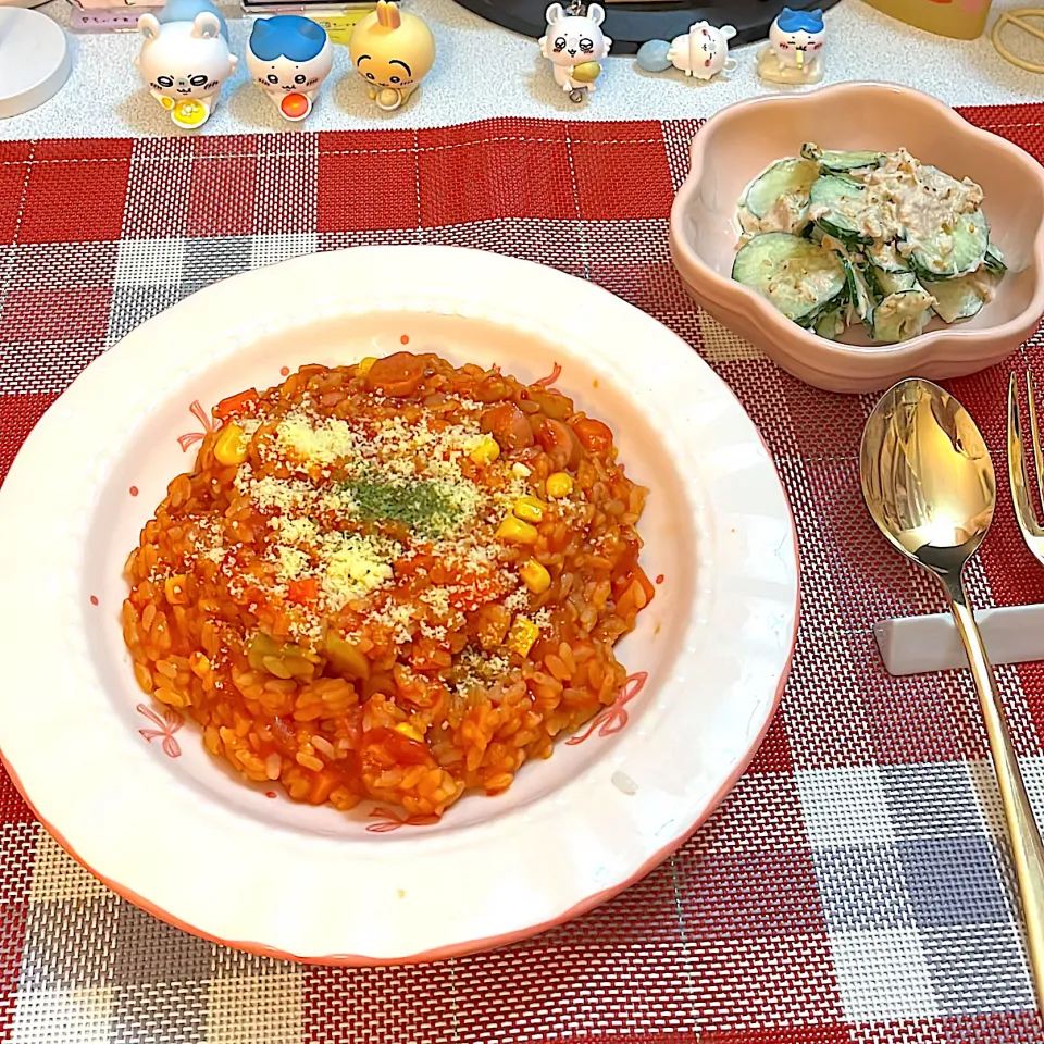 トマトカレーリゾット|めいさん