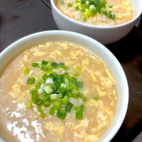 味噌とチーズと卵のお粥| ハルさん