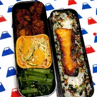 7/31鮭弁当|みっこちゃんさん