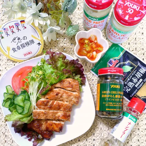 「青唐がらしカット（酢漬）」を使ってみたSnapdishの料理・レシピ写真:🇱🇦ティエオソム×ピンガイ ·͜·♡