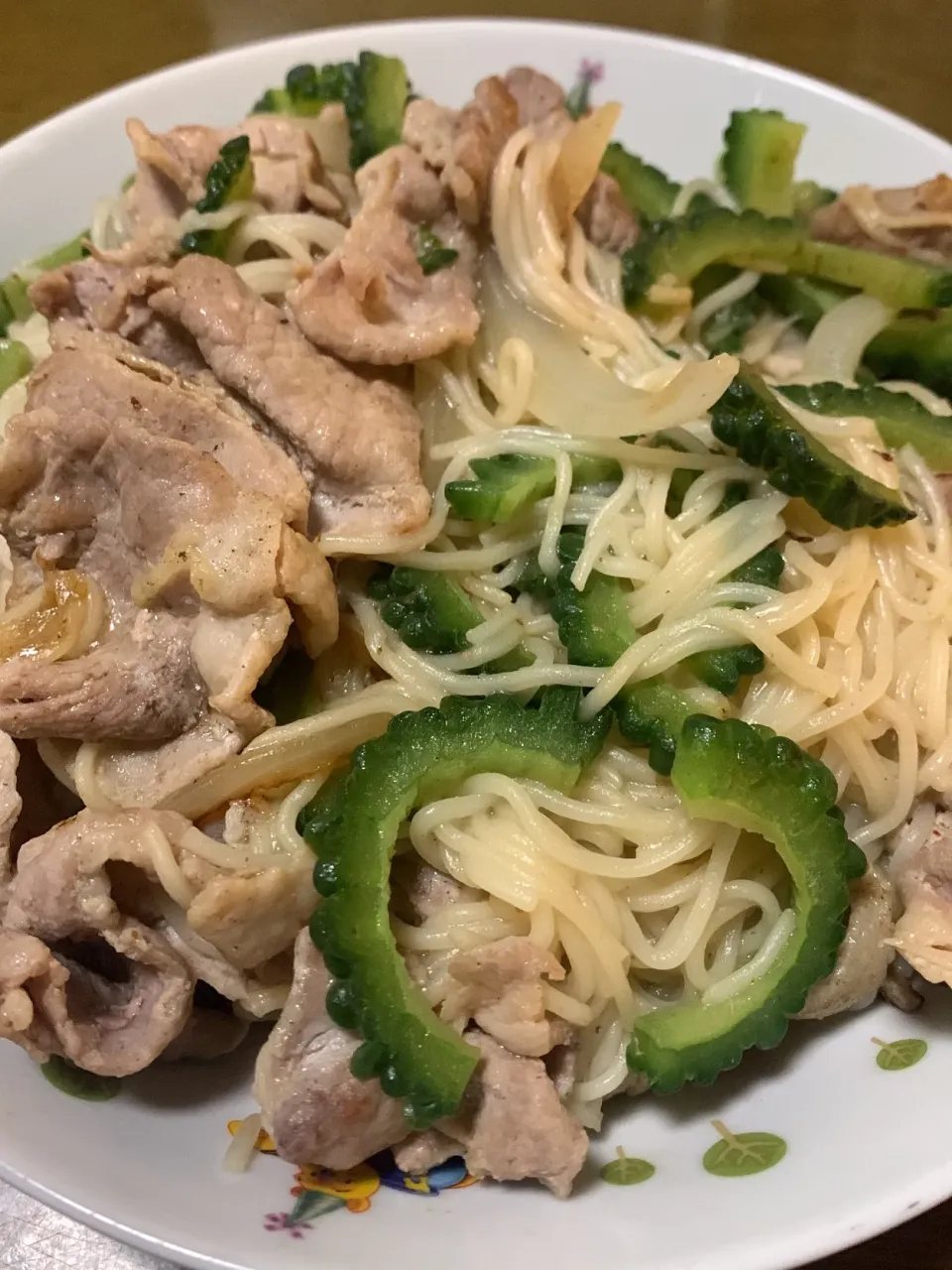 にがうりそうめんチャンプルー|のんさんさん