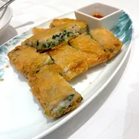 Deep fried white cabbage with shrimp paste|skyblueさん