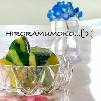 新味料で胡瓜の中華漬け