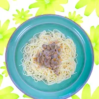 コンソメ風味あさりと野菜スパゲッティ|デデパムさん