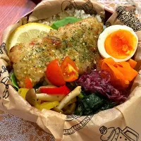 白身魚の香草焼き