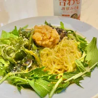 冷やし中華。味噌おろし乗せ|ぎんさん