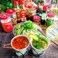 🌏『世界の食卓探検隊』🇯🇵日本
【激辛胡麻ダレつゆとレモンの爽やかつゆの素麺】
