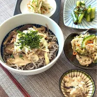 冷やし蕎麦ランチ| ともえ☆さん