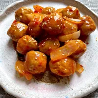 鶏団子　チリ辣油ソース|栃倉 直人さん