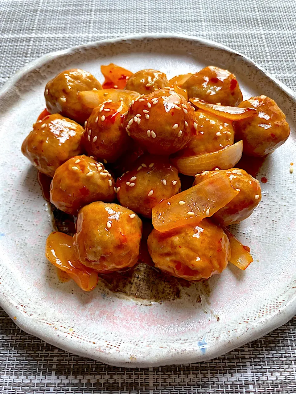 鶏団子　チリ辣油ソース|栃倉 直人さん