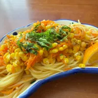 にんじんとコーンのパスタ|yunyunさん
