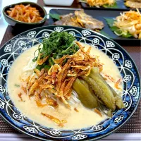 手作りゴマだれでそうめん