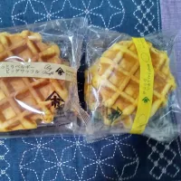 あぐれっしゆ元気村のワッフル二種|よっちびやばんぶーさん
