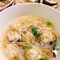 さっぱり新生姜の鶏団子スープ| ももこさん