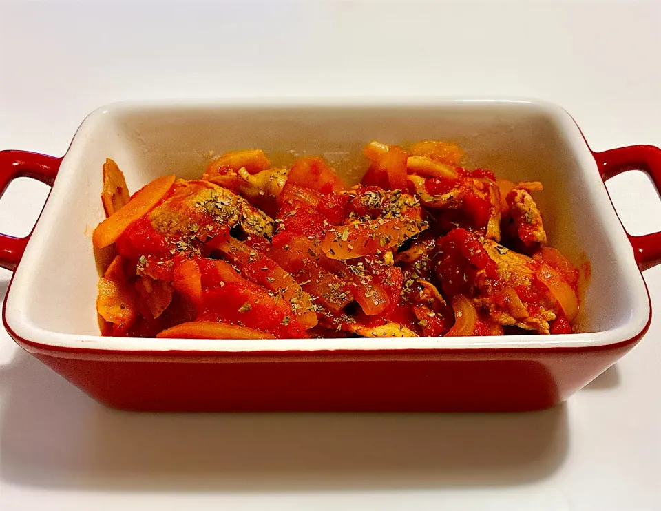 豚肉のトマト煮込み🍅|chibiさん