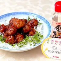 クルクル豚肉の黒酢餡かけ|登志子さん