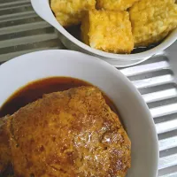 ただ豚ひき肉焼いたステーキと揚げ出し～|時雨さん