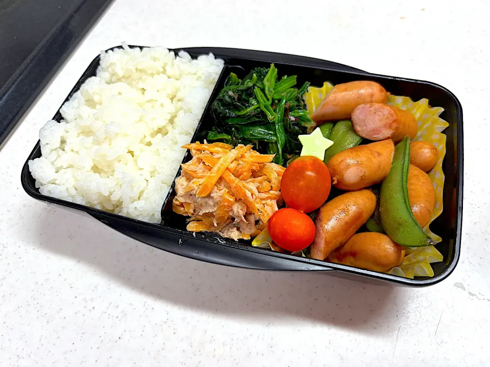 8/1 旦那弁当⁂ウインナー炒め弁当|ゆさん