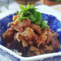 牛肉と茄子の煮物|ぶりさんさん