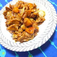 キャベツとじゃがいもの黒味噌炒め|tamakiさん