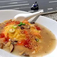 tap.rinさんの料理 ゴマたっぷりあんかけ天津丼