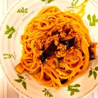 なすのボロネーゼパスタ❤️|かおるcitronさん