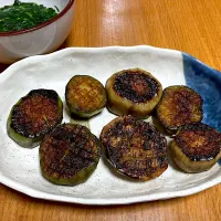 ＊白茄子のガーリックバターステーキ🍆＊|＊抹茶＊さん